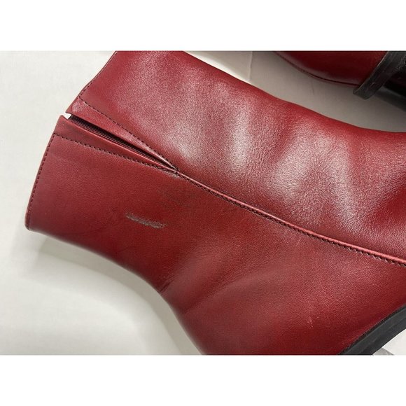 Naturalizer Red Ankle Boots - Picture 12 of 12